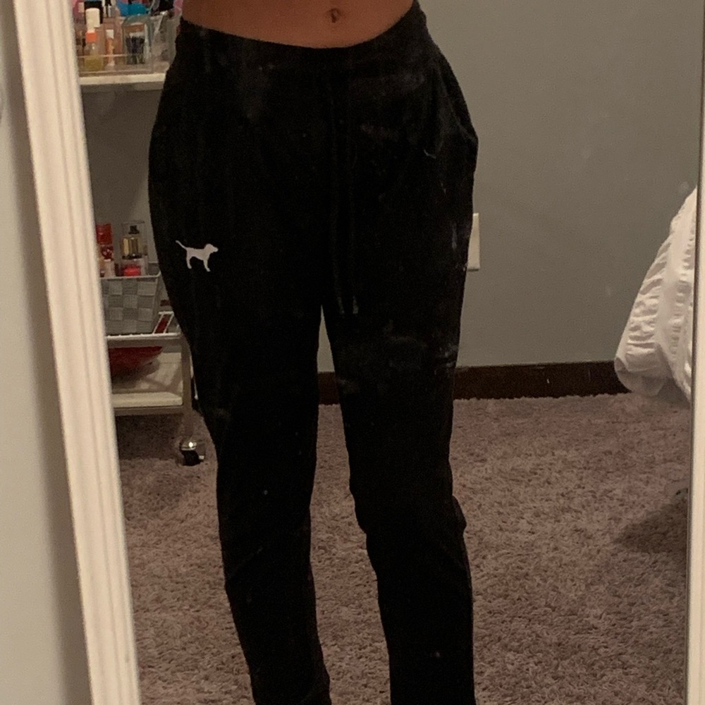 VS pink black joggers